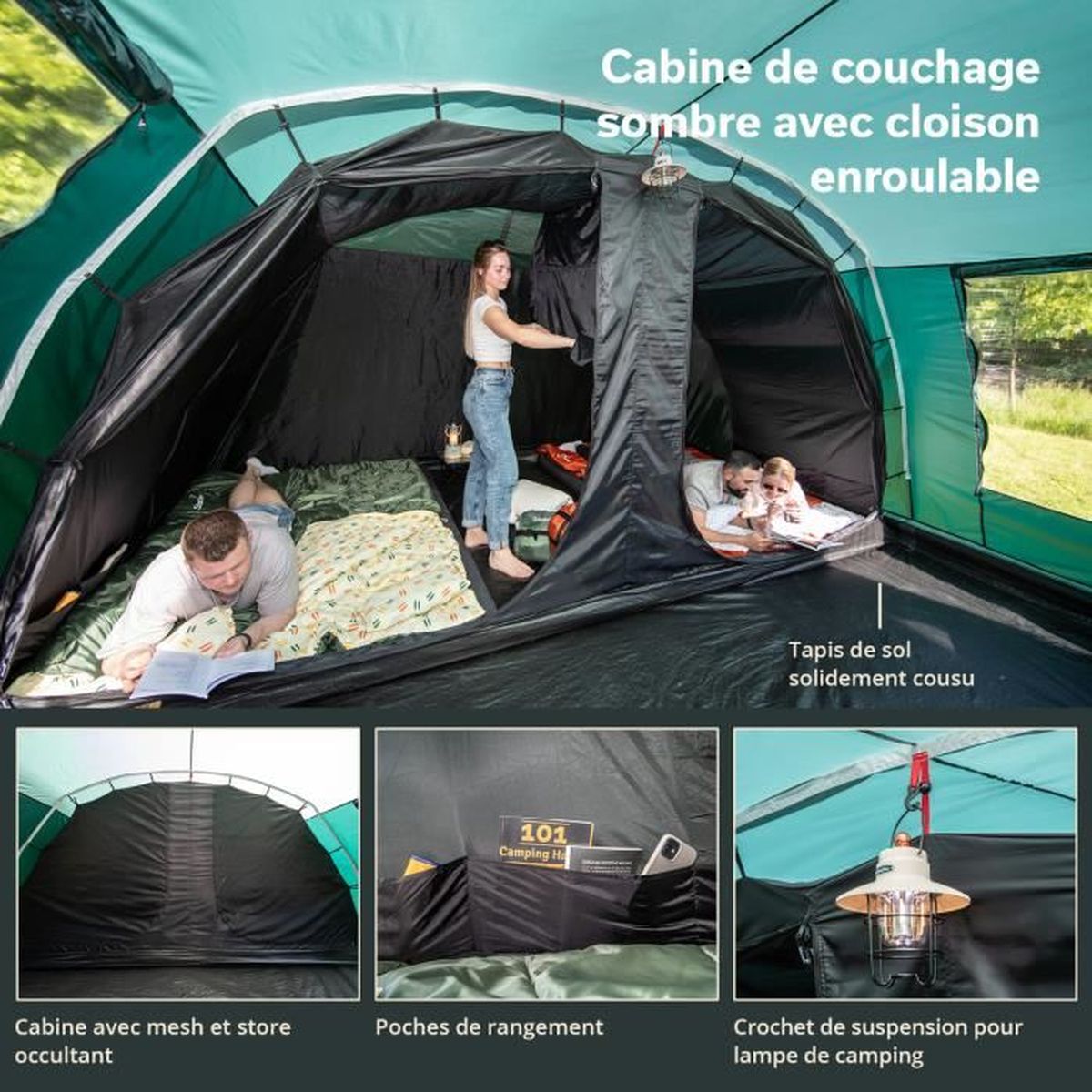 campour 6 piquets de tente - Pour camping à prix pas cher