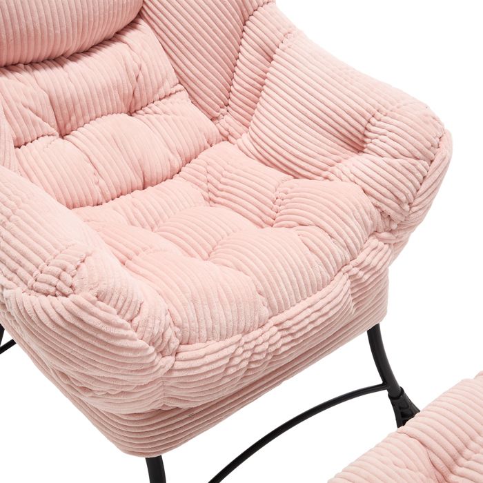 Fauteuil Détente Repose-pieds, Fauteuil D'appoint Moderne Accoudoirs Fauteuil Détente Repose-pieds, Fauteuil D'appoint Moderne Accoudoirs