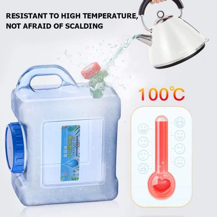 Bidon à eau pliable pour le camping et jardinage (5L / 15L) | Les