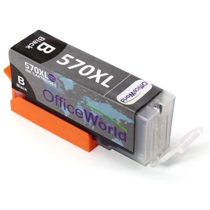 Cartouches D'encre Compatibles Canon PGI-570 XL & CLI-571 XL - Lot 5 Couleurs