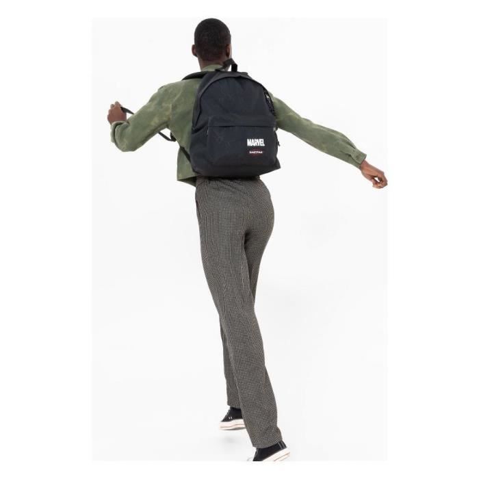 Sac à Dos Eastpak Pak'R - 24 Litres, Rembourré, Couleur Noir/gris, Neuf Avec Emballage