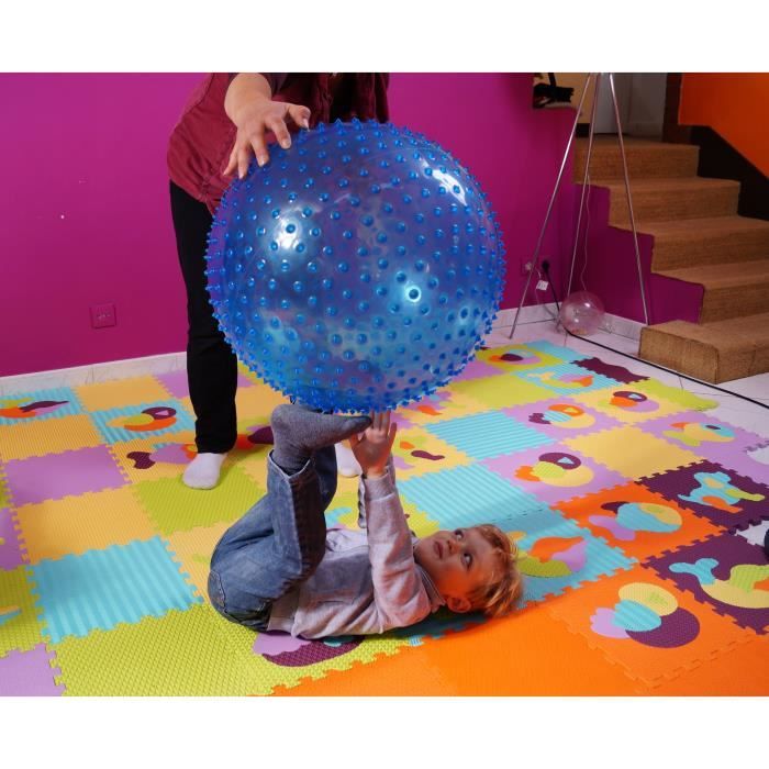 Ludi 2781 / Ballon sauteur Âge + 3 ans, bleu (45 cm), 45 cm de diamètre