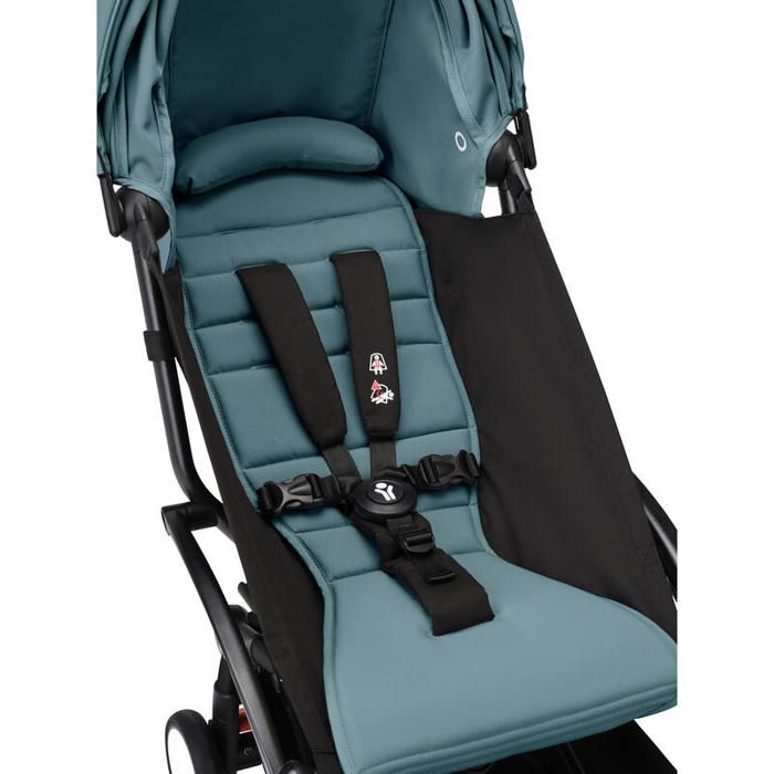 STOKKE Poussette Yoyo Pack Aqua Cadre Noir habillage pluie