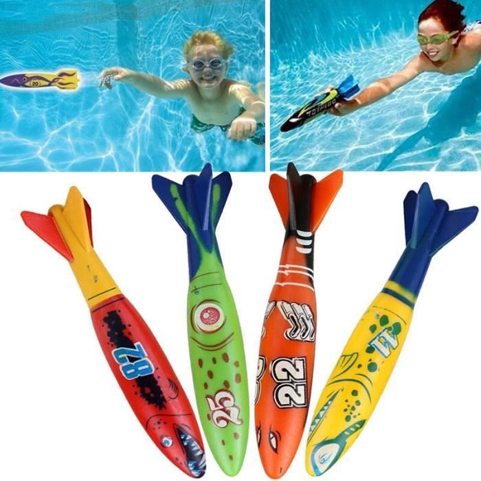 Jouets De Plongée Sous-Marine Anneau De Piscine Coloré Jouet D'Entraînement Sous L'Eau