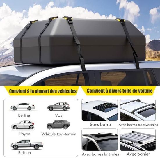 Sac De Voyage étanche Pour Toit De Voiture - 425L De Rangement