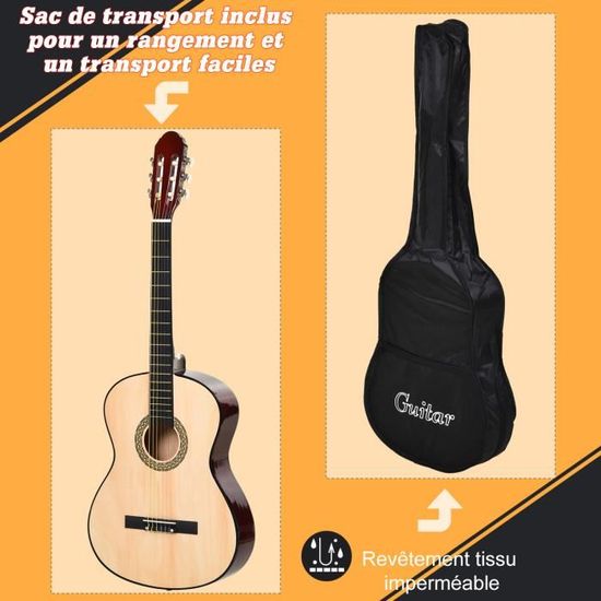6PCS Guitare Acoustique Cordes Set Cordes Guitare color/ée E-A pour Folk Acoustique Guitare Classique