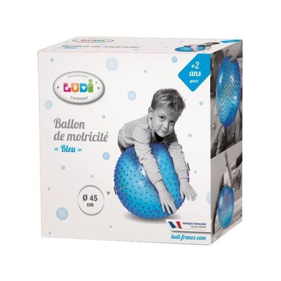 Ludi Ballon De Motricite Bleu Diametre 45 Cm Cdiscount Puericulture Eveil Bebe