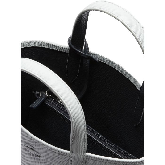 Sac port main Lacoste ref 50221 F29 22 29 10 Gris Achat Vente
