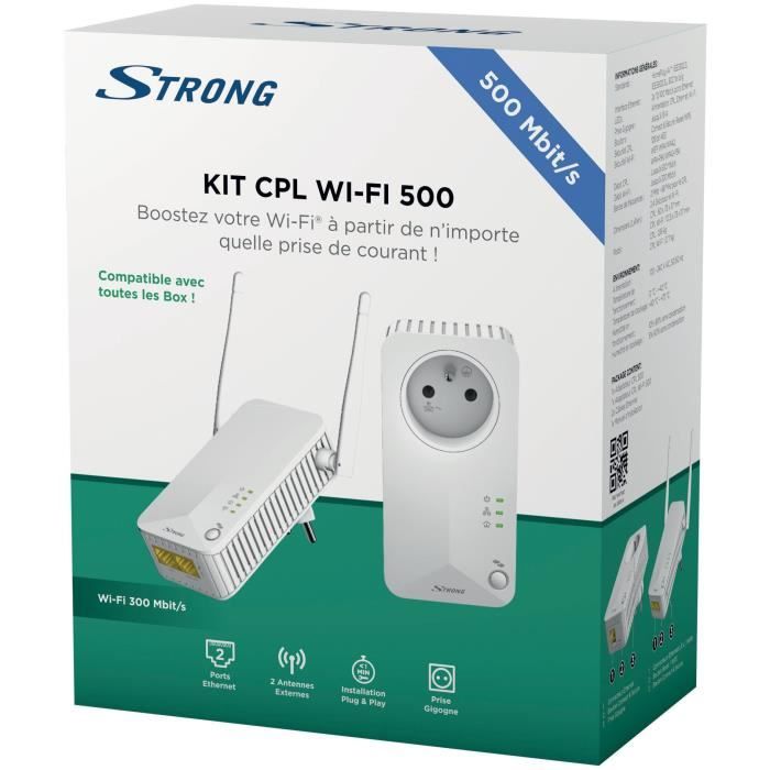 STRONG Kit CPL Wi-Fi 500 - 300 Mbit/s - Cdiscount Informatique