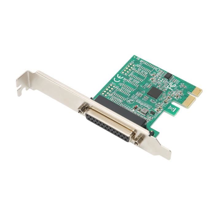 LMC - Carte d'extension PCIE PCI Express 1X IEEE 1284 DB25 Port ...