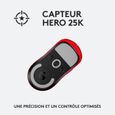 Souris Gamer droitier - Sans fil - LOGITECH G - Pro X Superlight - Rouge-4