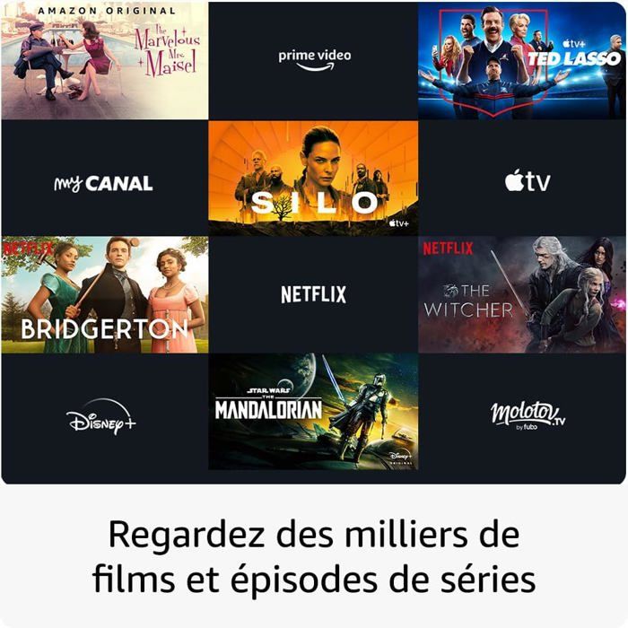 Fire TV Stick 4K Nouvelle Génération - Streaming Ultra HD Avec Wi-Fi 6, Dolby Vision Et Atmos