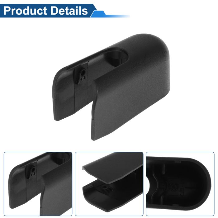 Capuchon De Protection Pour Bras D'essuie-glace Avant Honda Civic 2006-2011 - Noir, Pack De 1 - 4
