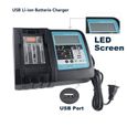 Chargeur batterie makita 18v 4ah
