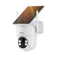 ANRAN Caméra Surveillance Extérieur sans Fil Solaire 2K 3MP HD Batteries Rechargeable avec panneau solaire intégrée-Q04-0