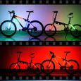 5 couleurs 8 modes LED bande de coffre lumière diurne feux de hayon frein clignotant lampe de débit pour vélo-0