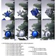 Kaemingk de Noël Boule-cintre 50 Pièces Argent