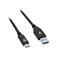 V7 Câble pour transfert de données USB Type A to Type C - 1 m - Noir-0