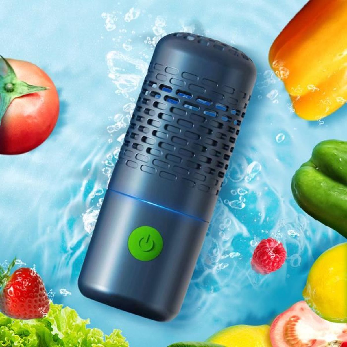 Nettoyeur Ultrasons Pour Fruits Et Légumes - Portable Et Silencieux - Purifie Aliments Et Vaisselle