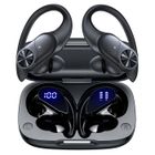 DJOIN Écouteur Bluetooth 5.3 Réduction du Bruit ENC Écouteur sans Fil Son Stéréo 13mm 30H d'Autonomie IPX7 Blanc 3g Léger