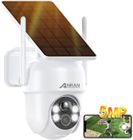 5MP Caméra Surveillance Extérieur sans Fil Solaire 3K HD Batteries Rechargeable avec panneau solaire intégrée-ANRAN Q4 Max