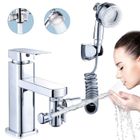 Robinet à Rallonge Rotatif Multifonctionnel - BIVGOCLS - Embout 2 Modes Rotatif à 360° - Economie d'eau - Chromé