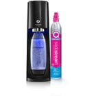 Machine à soda et eau pétillante - SODASTREAM - E-TERRA - 1 bouteille compatible lave-vaisselle - 1 recharge de gaz 60L - Noir