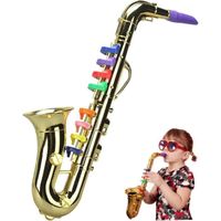 Trompette pour Enfants Instruments de Musique en Plastique Instruments de Musique de Jouet Musical Trompette Jouet de 15 Pouces