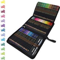 72 crayons de couleurs aquarelle stylo pour la peinture d'art adulte et professionnel, adapté aux artistes débutants et professionne