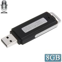 Clé USB espion 8go (enregistreur Audio vocal du SON)