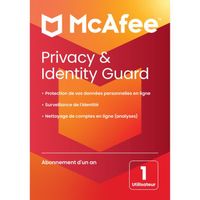 McAfee Privacy & Identity Guard 2024 - (1 Appareil - 1 An) | Version Téléchargement