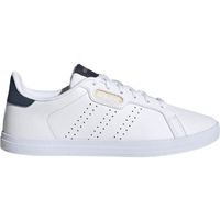 Baskets Adidas Courtpoint Base - ADIDAS - Femme - Cuir - Blanc - Lacets