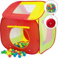 Piscine à balles pour enfants bébé - SPIELWERK - Tente de jeux avec 200 balles - Intérieur et extérieur