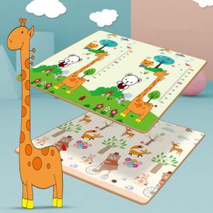 TAPIS ÉVEIL - AIRE BÉBÉ 200cmx180cmx0.5cm - tapis de Puzzle éducatif pliable pour enfants, tapis de jeu pour bébés, tapis d'escalade