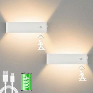 Lampe Murale LED Sans fil Alimentée par Piles Applique avec Télécommande  Lampe LED Flexible Eclairage Tableau Pile avec Têtes [266] - Cdiscount  Maison