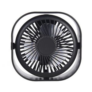 Batterie Lithium Longue dur/ée Venteo Fast Fan Lot de 2 Mini Ventilateurs Portable Rechargeable USB /à Rotation Intelligente /à 360/° Coloris Noir et Bleu
