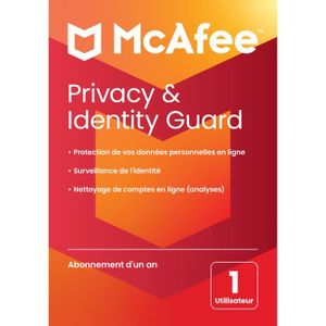 ANTIVIRUS À TELECHARGER McAfee Privacy & Identity Guard 2024 - (1 Appareil