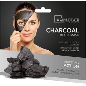 MASQUE VISAGE - PATCH IDC Institute - Masque tissu au charbon noir - 22g