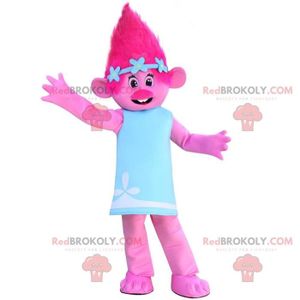 DÉGUISEMENT - PANOPLIE Mascotte de troll rose, costume de créature rose -