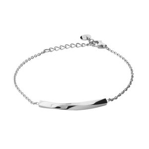 Lot De 6 Bracelets Femme Argentés En Acier Inoxydable - Chaînes Grises Réglables
