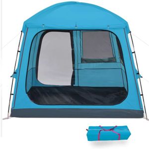 TENTE DE CAMPING Tente De Camping De 10 À 12 Personnes Extra Larges 2 Grandes Portes Tente Instantanée Pour La Famille Facile À Configurer [J865]