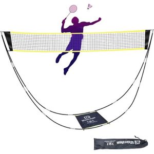 FILET DE BADMINTON Filet de badminton portable pour jardin, pickleball, volleyball pour enfants, filet de badminton pliable pour adultes et enfants29