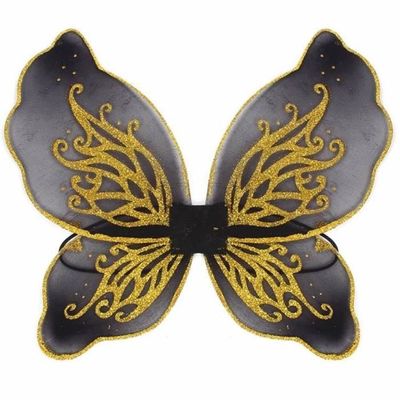 Costume D’ailes De Fée EUBSWA – Ailes Papillon Et Couronne De Fleurs – Pour Enfant Et Adulte, Blanc – Parfait Carnaval Et Déguisement