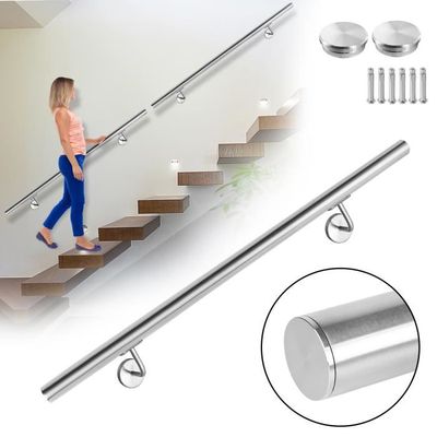 VEVOR Rampe Escalier Murale 3 m Main Courante Acier Carbone Garde-Corps VEVOR Rampe Escalier Murale 3 m Main Courante Acier Carbone Garde-Corps