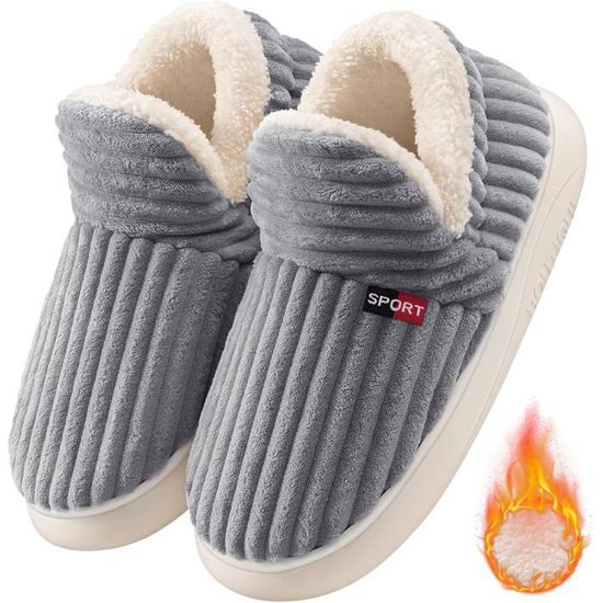 Mignon Chat Pantoufle Femme, Hiver Dessin Animé Chaussons Pantoufles Chat Femme Confortable