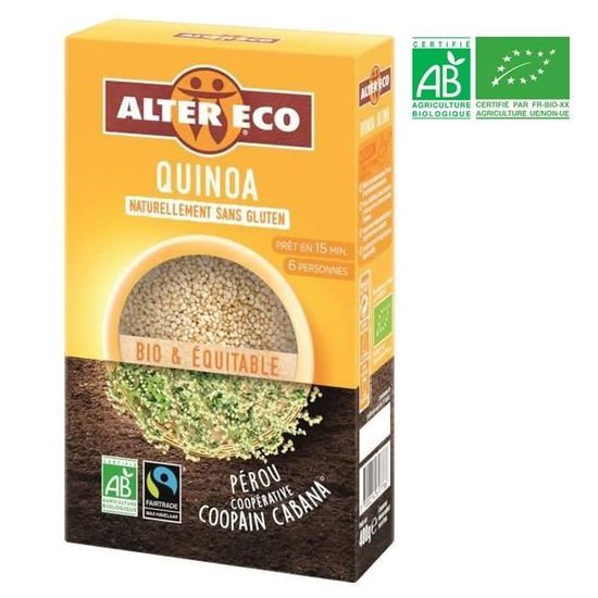 ALTER ECO Quinoa Bio 400g Cdiscount Au quotidien