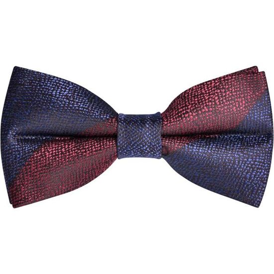 Nœud Papillon Pré-noué En Microfibre - Largeur 12,7 Cm - Sangle Réglable Jusqu'à 48,3 Cm - Homme - 4