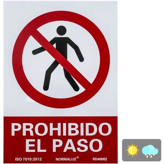 Señal 21x30 Cm Señal Riesgo Eléctrico Normaluz 21x30 Cm - PVC Glasspack 0.7 mm | Pictograma Armadillo