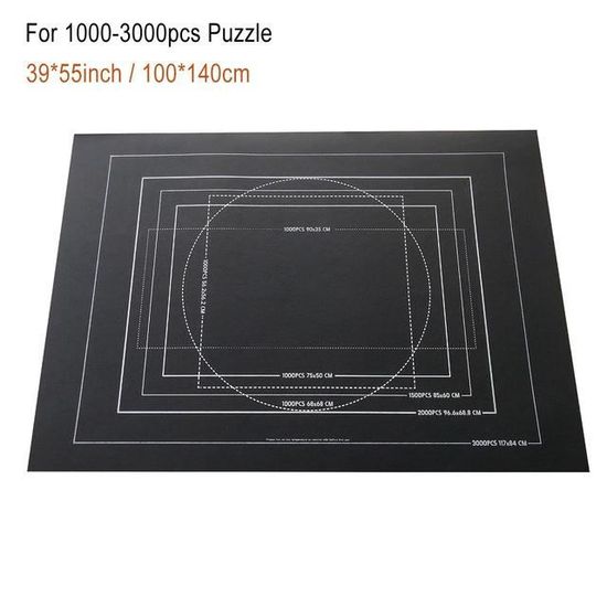 3000 Set Marron - Tapis De Puzzle En Rouleau, Couverture De Puzzle, Sac De  Rangement De Voyage Portable D'acc - Cdiscount Jeux - Jouets