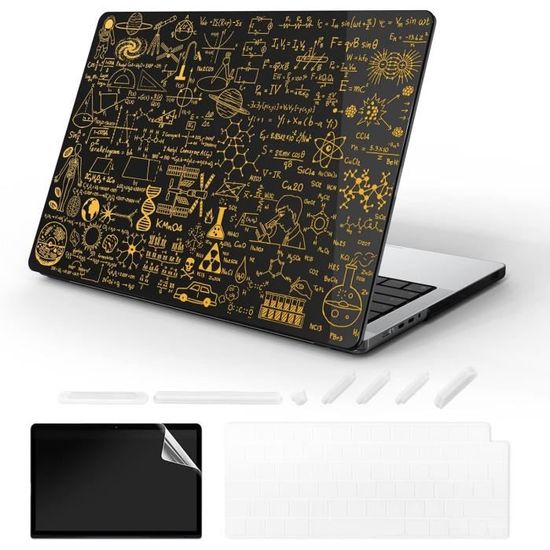 For New Macbook Pro Air M1 M2 Rubberized Hard Case Key Cover Funny Art Painting | UK - View #9